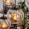 Gastor Hanglamp, Kogellampje, Hanglamp Amber, Duidelijk, 6-lichts