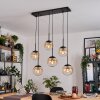 Gastor Hanglamp, Kogellampje, Hanglamp Amber, Duidelijk, 6-lichts