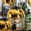 Gastor Hanglamp, Kogellampje, Hanglamp Goud, Duidelijk, 6-lichts