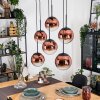 Gastor Hanglamp, Kogellampje, Hanglamp Duidelijk, Koperkleurig, 6-lichts
