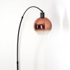 Koyoto Staande lamp, Booglampen Zwart, 1-licht