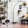 Koyoto Staande lamp, Booglampen Zwart, 1-licht