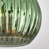 Koyoto Plafondlamp, Kogellampje Blauw, Goud, Groen, 3-lichts