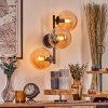 Gastor Kogellampje, Wandlamp Amber, 3-lichts