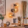 Gastor Kogellampje, Wandlamp Amber, Duidelijk, 3-lichts