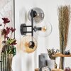Gastor Kogellampje, Wandlamp Amber, Duidelijk, Rookkleurig, 3-lichts
