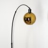 Koyoto Staande lamp, Booglampen Zwart, 1-licht