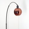 Ripoll Staande lamp, Booglampen Zwart, 1-licht