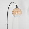 Koyoto Staande lamp, Booglampen Zwart, 1-licht