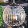 Koyoto Hanglamp, Kogellampje, Cluster hanglamp Amber, Duidelijk, Rookkleurig, 4-lichts