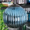 Koyoto Hanglamp, Kogellampje, Cluster hanglamp Blauw, Groen, Koperkleurig, 4-lichts