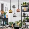 Ripoll Hanglamp, Kogellampje, Cluster hanglamp Goud, Koperkleurig, Rookkleurig, 4-lichts