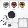 Ripoll Hanglamp, Kogellampje, Cluster hanglamp Goud, Koperkleurig, Rookkleurig, 4-lichts