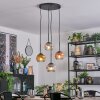 Ripoll Hanglamp, Kogellampje, Cluster hanglamp Goud, Duidelijk, Koperkleurig, Rookkleurig, 4-lichts