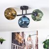 Ripoll Plafondlamp, Kogellampje Blauw, Goud, Groen, 3-lichts