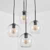 Koyoto Hanglamp, Kogellampje, Cluster hanglamp Duidelijk, 4-lichts