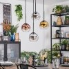 Ripoll Hanglamp, Kogellampje, Cluster hanglamp Chroom, Goud, Duidelijk, Koperkleurig, Rookkleurig, 4-lichts