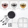 Ripoll Hanglamp, Kogellampje, Cluster hanglamp Chroom, Goud, Duidelijk, Koperkleurig, Rookkleurig, 4-lichts