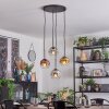 Ripoll Hanglamp, Kogellampje, Cluster hanglamp Chroom, Goud, Duidelijk, Koperkleurig, Rookkleurig, 4-lichts