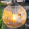 Ripoll Hanglamp, Kogellampje, Cluster hanglamp Amber, Duidelijk, Rookkleurig, 4-lichts