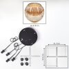 Ripoll Hanglamp, Kogellampje, Cluster hanglamp Amber, 4-lichts