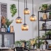 Ripoll Hanglamp, Kogellampje, Cluster hanglamp Amber, 4-lichts