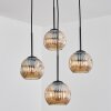 Ripoll Hanglamp, Kogellampje, Cluster hanglamp Amber, 4-lichts
