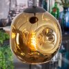 Ripoll Hanglamp, Kogellampje, Cluster hanglamp Blauw, Goud, Groen, 4-lichts