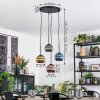 Koyoto Hanglamp, Kogellampje, Cluster hanglamp Blauw, Goud, Groen, Koperkleurig, 4-lichts