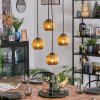 Ripoll Hanglamp, Kogellampje, Cluster hanglamp Goud, 4-lichts