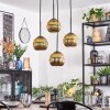 Ripoll Hanglamp, Kogellampje, Cluster hanglamp Goud, 4-lichts