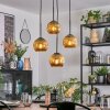 Ripoll Hanglamp, Kogellampje, Cluster hanglamp Goud, 4-lichts