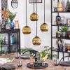 Ripoll Hanglamp, Kogellampje, Cluster hanglamp Goud, 4-lichts