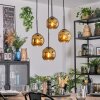 Ripoll Hanglamp, Kogellampje, Cluster hanglamp Goud, 4-lichts