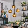 Ripoll Hanglamp, Kogellampje, Cluster hanglamp Goud, 4-lichts