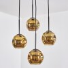 Ripoll Hanglamp, Kogellampje, Cluster hanglamp Goud, 4-lichts