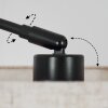Bassagoda Staande lamp, Booglampen Zwart, 1-licht, Stoffen kap