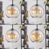Koyoto Hanglamp, Kogellampje, Cluster hanglamp Amber, Duidelijk, 4-lichts