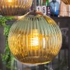 Koyoto Hanglamp, Kogellampje, Cluster hanglamp Blauw, Goud, Groen, Koperkleurig, 4-lichts