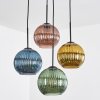 Koyoto Hanglamp, Kogellampje, Cluster hanglamp Blauw, Goud, Groen, Koperkleurig, 4-lichts