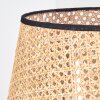 Ramila Staande lamp, Booglampen Chroom, Zwart, 1-licht, Stoffen kap