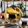 Gastor Hanglamp, Kogellampje, Hanglamp Chroom, Goud, Duidelijk, Koperkleurig, Rookkleurig, 6-lichts