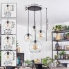 Koyoto Hanglamp, Kogellampje, Cluster hanglamp Duidelijk, 4-lichts