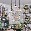Koyoto Hanglamp, Kogellampje, Cluster hanglamp Duidelijk, 4-lichts
