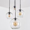 Koyoto Hanglamp, Kogellampje, Cluster hanglamp Duidelijk, 4-lichts