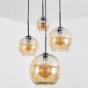 Koyoto Kogellampje, Cluster hanglamp Amber, 4-lichts