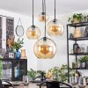 Koyoto Kogellampje, Cluster hanglamp Amber, 4-lichts