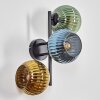 Koyoto Kogellampje, Wandlamp Blauw, Goud, Groen, 3-lichts