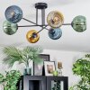 Koyoto Plafondlamp, Kogellampje 78 cm Blauw, Goud, Groen, 6-lichts