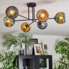 Koyoto Plafondlamp, Kogellampje 78 cm Blauw, Goud, Groen, 6-lichts